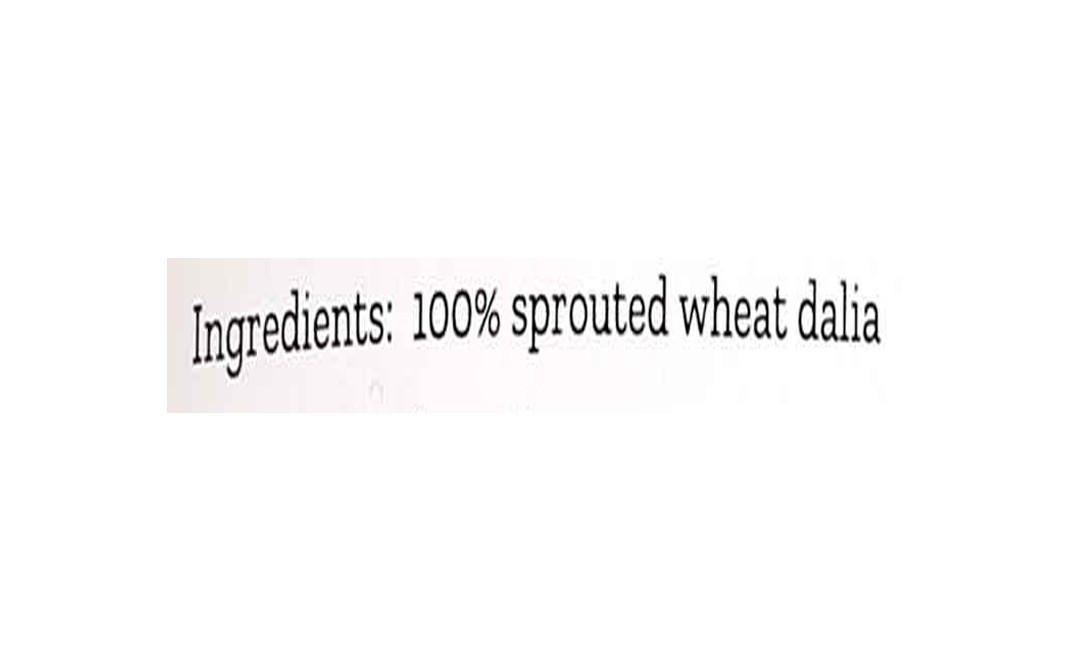 Conscious Food Sprouted Split Wheat Dalia Natural   Pack  200 grams